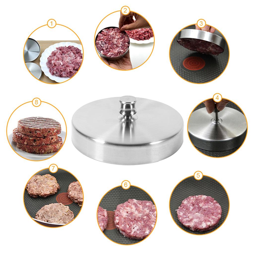 Пресс-форма из нержавеющей стали для мяса, пресс-форма из нержавеющей стали для фаршированных гамбургеров, мяса, говядины, котлет, кухонные принадлежности