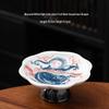 Керамическая фруктовница Zhishi на высокой ножке