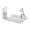 Metal Bookends Kung Fu Man Design Durable Rustproof Metal High Stability Book Ends for Home Office Library
