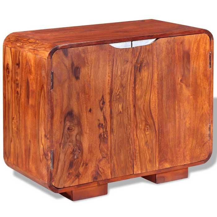 VidaXL Buffet Meuble de Rangement Bois d'acacia Massif 75 x 35 x 60 cm 243955