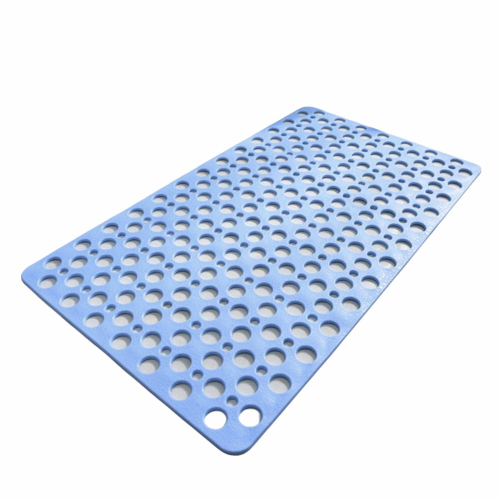 Eco Friendly Suction Cup Bath Mat Quick Drain Round Hole Bath Mat Foot Mat Bath Rug  Bathroom
