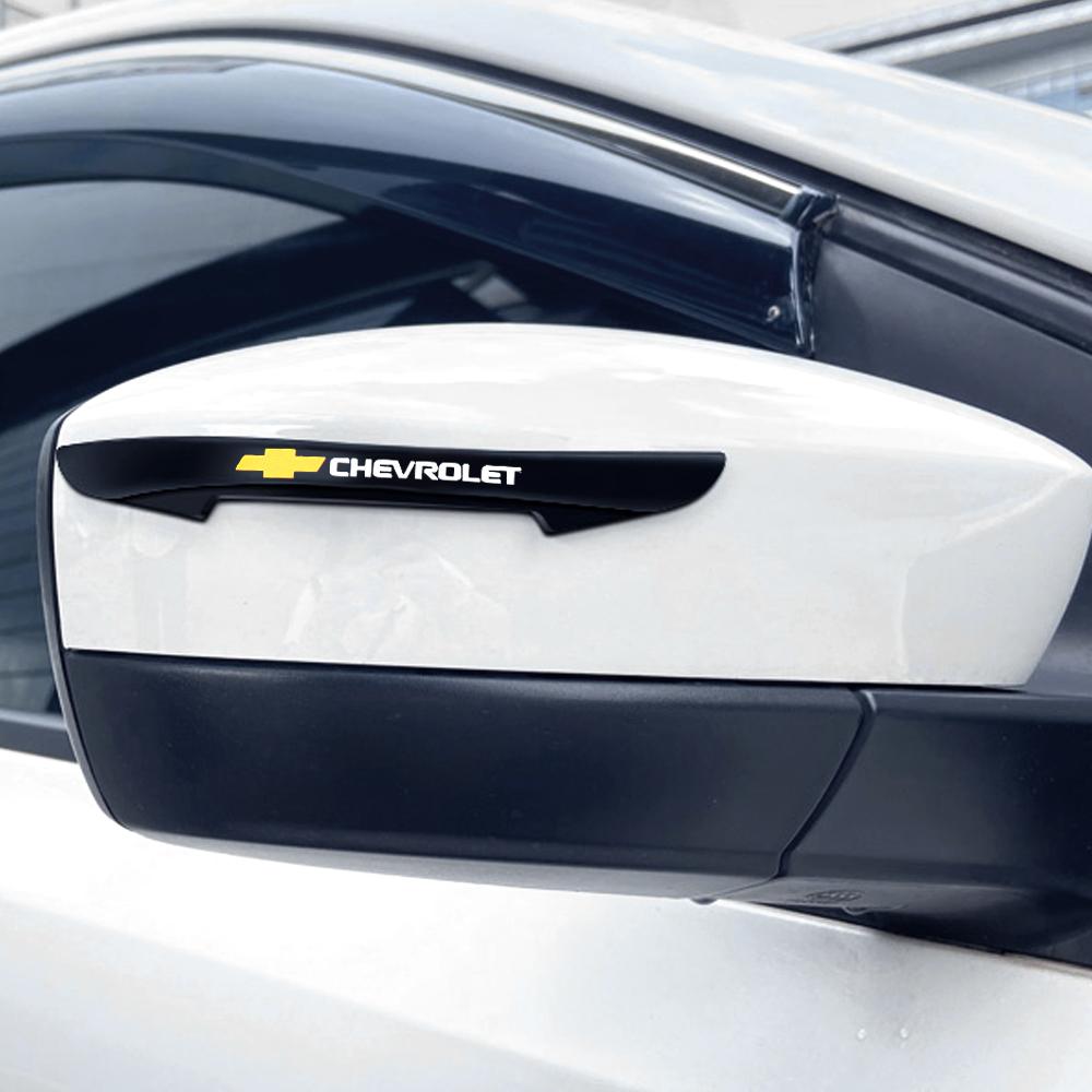 4 шт. Бамперная полоса на край двери автомобиля, противоударные наклейки на зеркало заднего вида для Chevrolet Captiva Lacetti Aveo Cruze Malibu Camaro