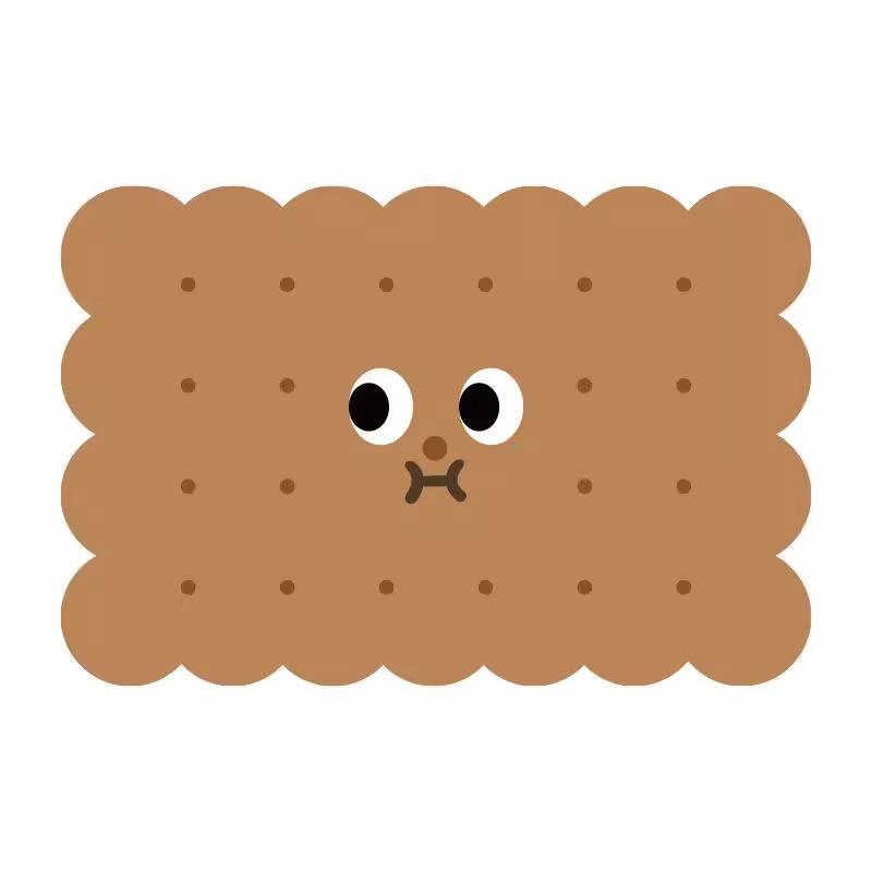 Cartoon Bathroom Floor Mat, Dirt-Resistant And Easy To Take Care Of, Diatom Mud Floor Mat, Biscuits, Bathroom Door Floor Mat, Diatom Mud