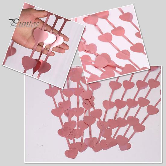 2 шт., занавески с мишурой в форме сердца, растяжки, реквизит для фотосессии, фон с мишурой, романтический День святого Валентина, помолвка, украшение для свадебной вечеринки