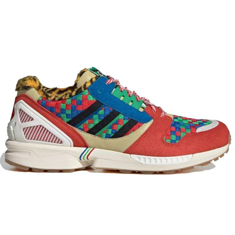 Atmos x adidas ZX 8000 Setsubun Унисекс Кроссовки Красный Гало-Золотой Основной-Черный GW2448