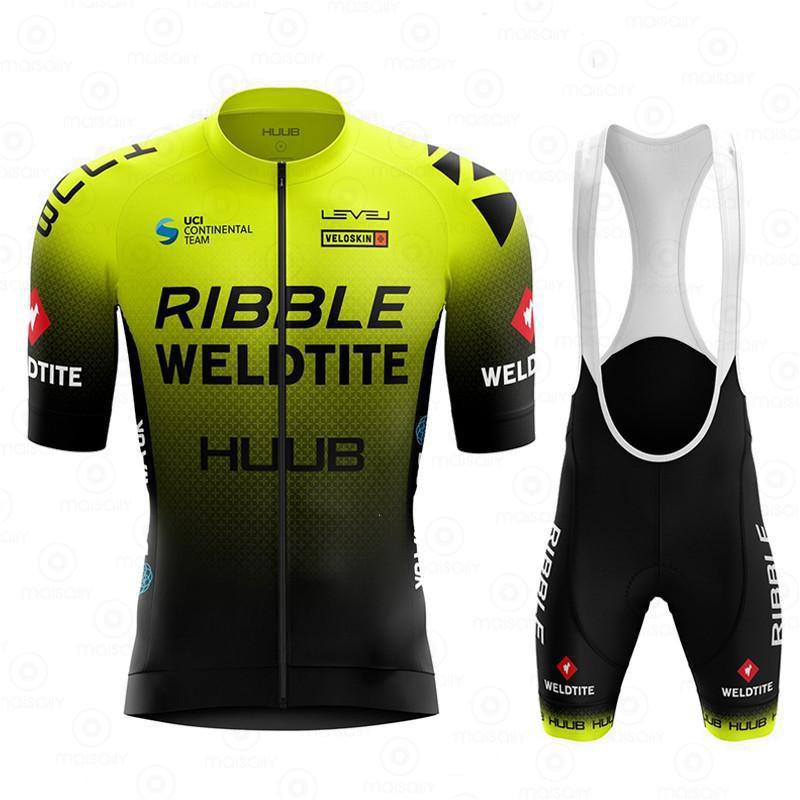 HUUB Cycling Jersey Bib Shorts Set Men Women - Breathable Riding Gear