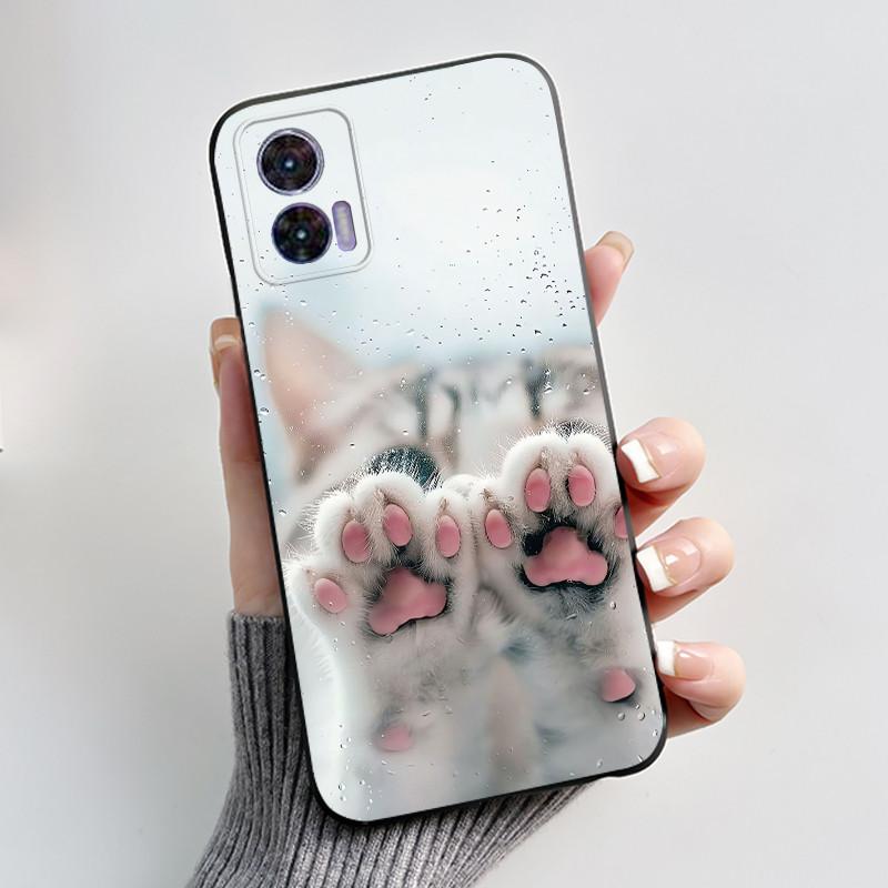 For Motorola Edge 30 Neo Case Fashion Luxury Cute Cool Black TPU Soft Cover For Moto Edge 30 Lite Fundas Edge30 Fusion Bumper