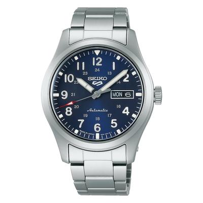 Часы Seiko Five Sports FIELD SBSA113 Серебристые часы "SPORTS STYLE" Мужские