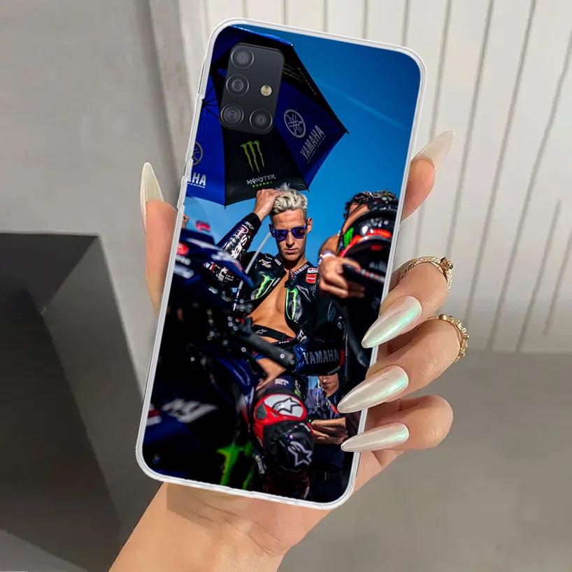 Fabio Quartararo Moto NO.20 Phone Case for Samsung Galaxy A52 A32 A22 A12 A02S A50S A30S A10S Note 20 Ultra 10 Plus S10 A31 A20