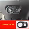 LHD/RHD Car Window Control Lift Panel Cover Sticker Carbon Fiber 4pcs for MG4 MG 4 EV Mulan 2023- 2024 Acc. hga6