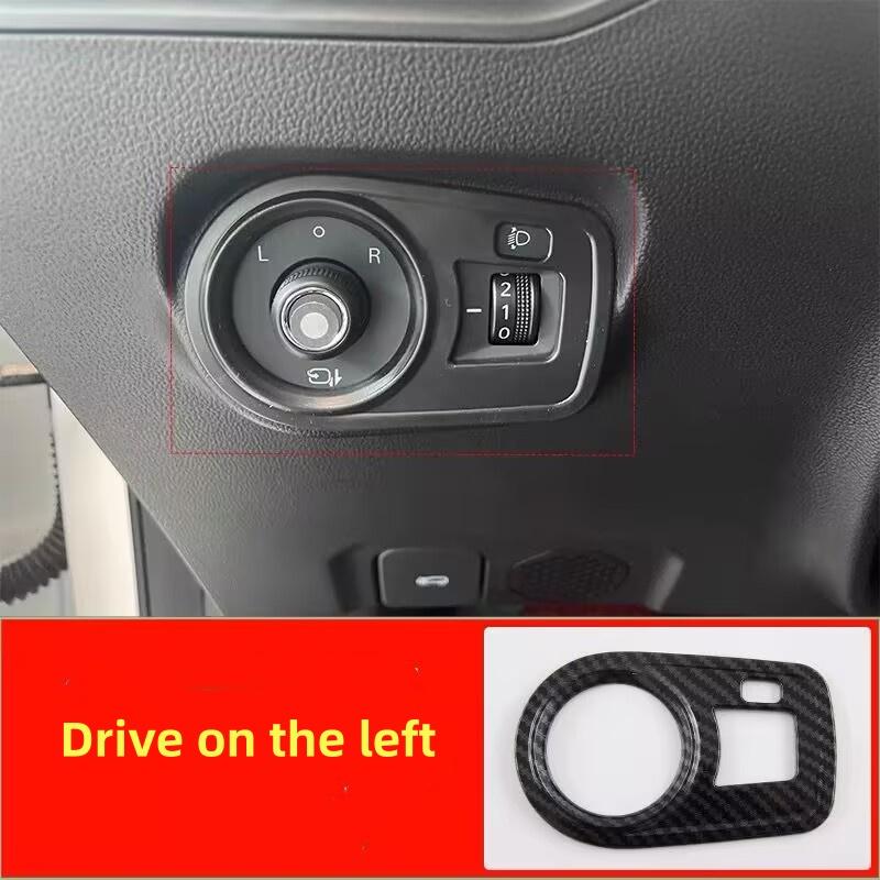 LHD/RHD Car Window Control Lift Panel Cover Sticker Carbon Fiber 4pcs for MG4 MG 4 EV Mulan 2023- 2024 Acc. hga6