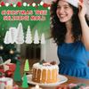 Форма для рождественской елки из смолы 3 штуки Формы для украшения рождественской елки Домашний декор Сезонные аксессуары для рукоделия для энтузиастов