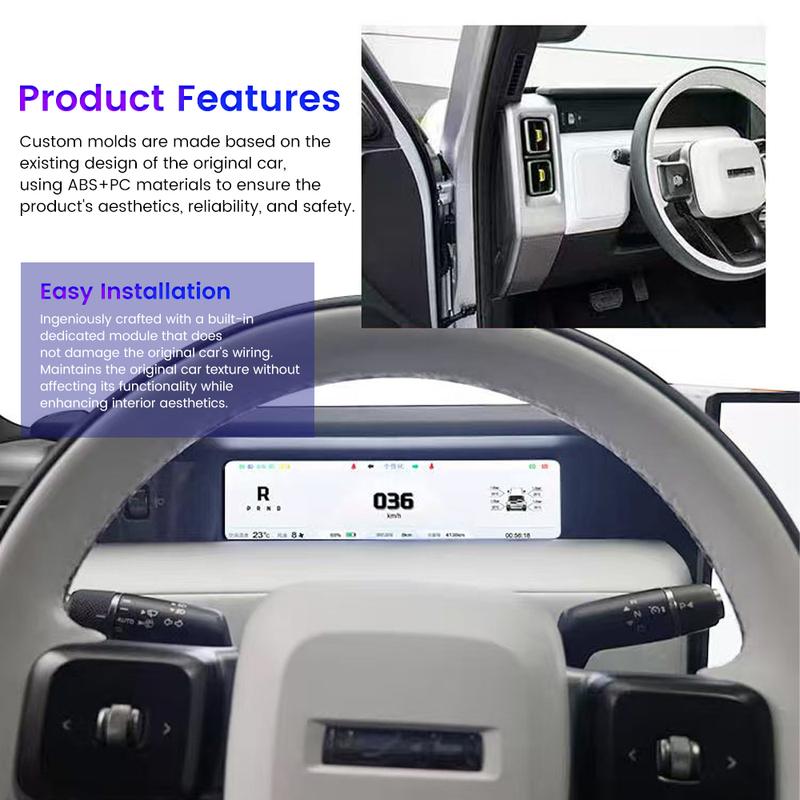 11.26 Inch Car LCD Digital Dashboard Cluster For Chery ICAR V23 301 401 501 2025+ Instrument Panel Speedometer Virtual Cockpit