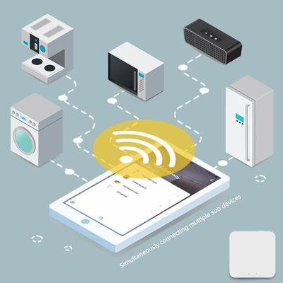 Tuya Bluetooth/Zigbee Шлюз Хаб Беспроводной Мост Устройство Автоматизации с Дистанционным Управлением через Приложение Smart Life Работает с Alexa Google