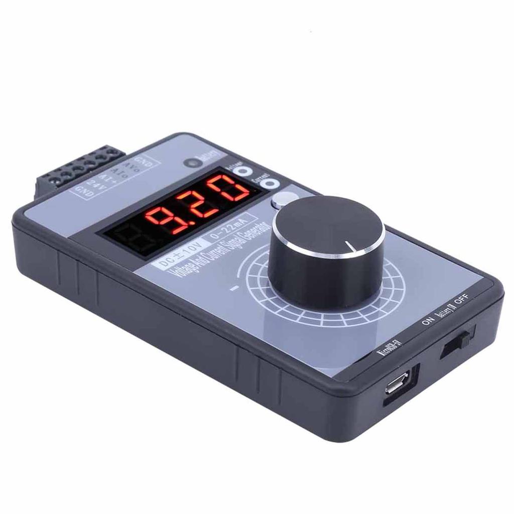 Hand‑Held 0‑10V 0‑22mA Digital Voltage Current Signal Generator Transmitter Analog Simulator