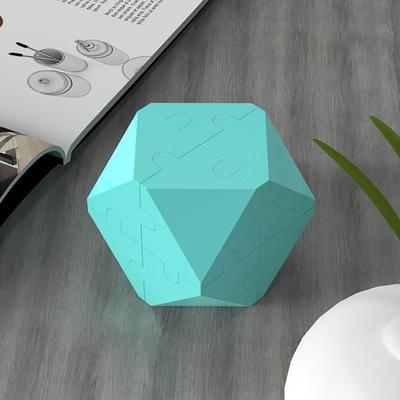 3D интеллект волшебный куб-головоломка, блок-головоломка, игрушка пониженного давления, подарок, трансграничный взрывной детский красочный куб