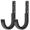 2/10set Rack Wall Mount J Hook with Screws Carbon Steel Wall Hanging Storage Hooks Racks Garage Organize Multi-Purpose Holders