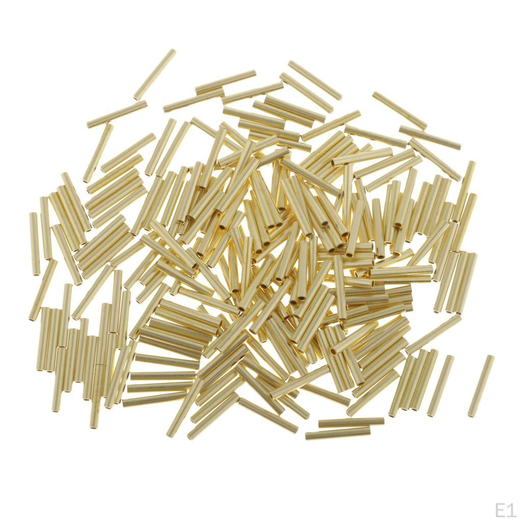 200 штук медных одноствольных обжимных гильз, соединители 1,0 мм 2,5 мм - диаметр