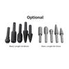 5PCS Wood Carving File Burr Rasp Set for Woodworking Tool Drill Bit with 6mm Round Shank for Wood Plastic Carving Deburring Polishing