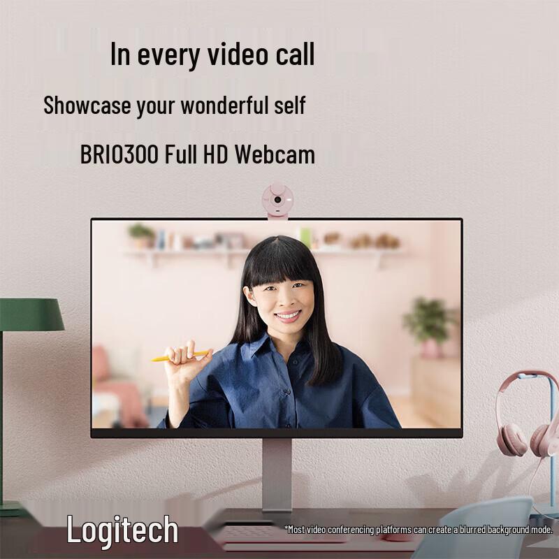 Logitech Веб-камера Brio 300 1080p