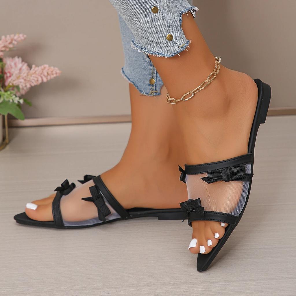 Fashion Women Flats Slippers 2025 New Summer Daily Casual Beach Slippers Fashion Comfortable Sexy Sandals Slides Women Shoes for Women