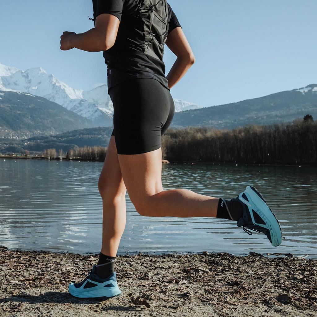 Кроссовки для бега по пересеченной местности ULTRA FLOW WOMEN Глубокие см [Salomon] GORE-TEX женские Dive/Tanager бирюзовый/углеродный 23,5