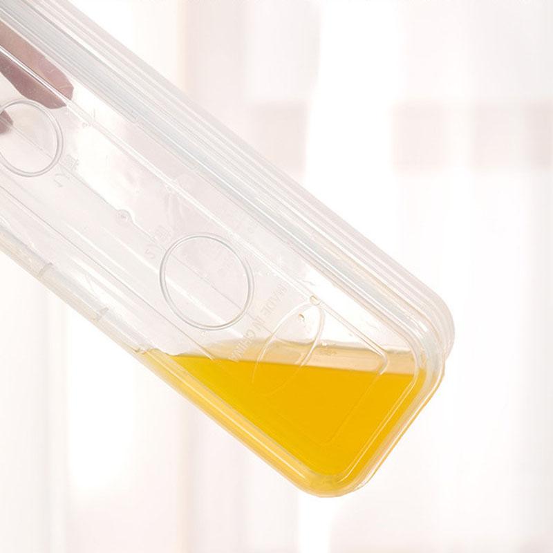 Свежая коробка для лапши Пластиковая запечатанная коробка для хранения продуктов Прямоугольный контейнер для фруктов Холодильник Хранение Кухонные принадлежности Домашний инструмент