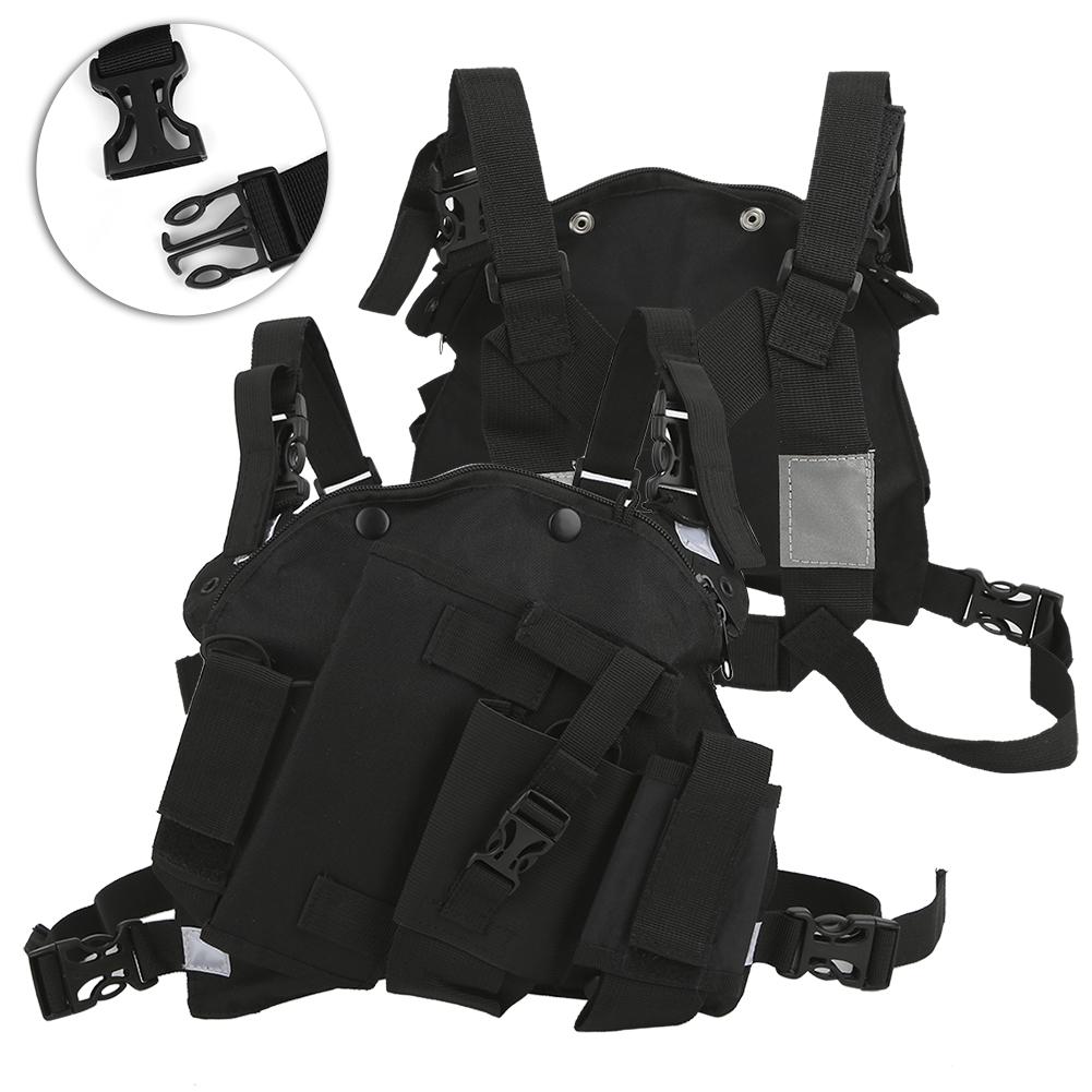 Наклонная двухсторонняя радиосвязь Регулируемая нагрудная сумка-карман для рации для военных госпиталей