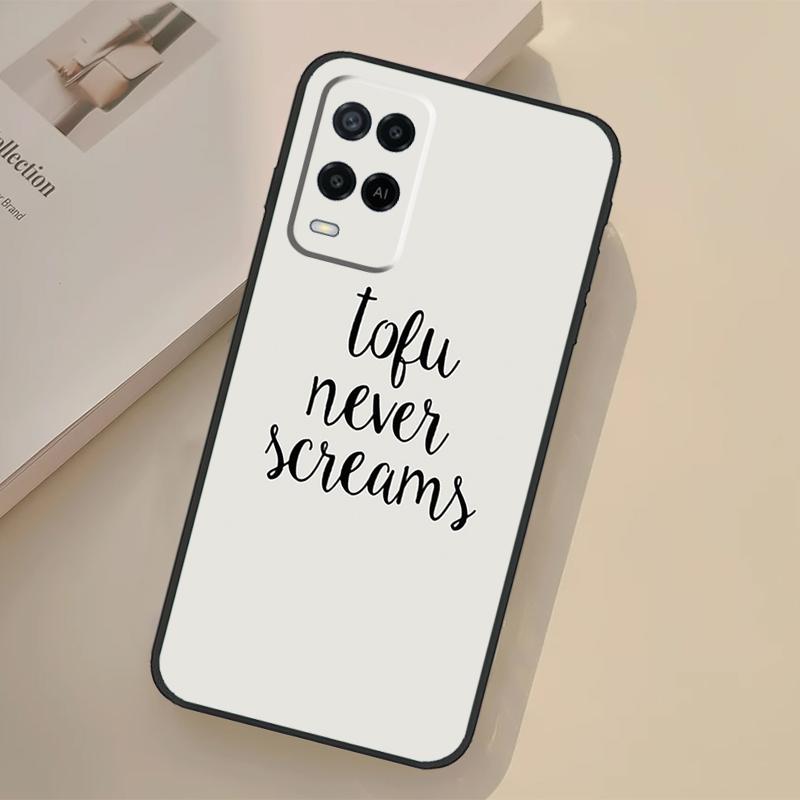 Веганский чехол-вдохновение для Oppo A94 A74 A54 A80 A60 A40 A18 A38 A58 A78 A98 A96 A76 A16 A15 A17 A57 A77 A5 Pro