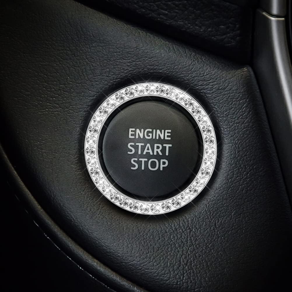 Блестящие рамки для номерных знаков для женщин, 2 шт., Хрустальное покрытие для номерного знака со стразами, с болтами, колпачками для шайб, Универсальные блестящие аксессуары для автомобиля для девушек