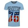 Led Zeppelin Unisex Adult 1975 North American Tour T-Shirt