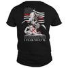 I Fear No Evil St George Slay Dragon Thin Red Line US Flag T Shirt Short Sleeve 100 Cotton Casual Tshirts Loose Top S3XL