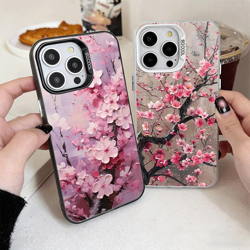 Чехол для телефона Sakura с цветами вишни, ударопрочный, для iPhone 17 Air 16 16E 15 Pro Max 14 Plus 13 Mini 12, задняя крышка, защита от падений
