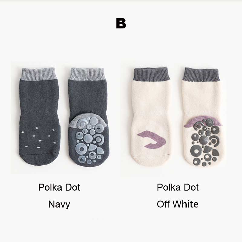 Winter Baby Thermal Non Slip Socks For Girl Boy Children Cotton Sock Newborn Toddler Home Thick Sock Infant Anti-slip Sleep Sock