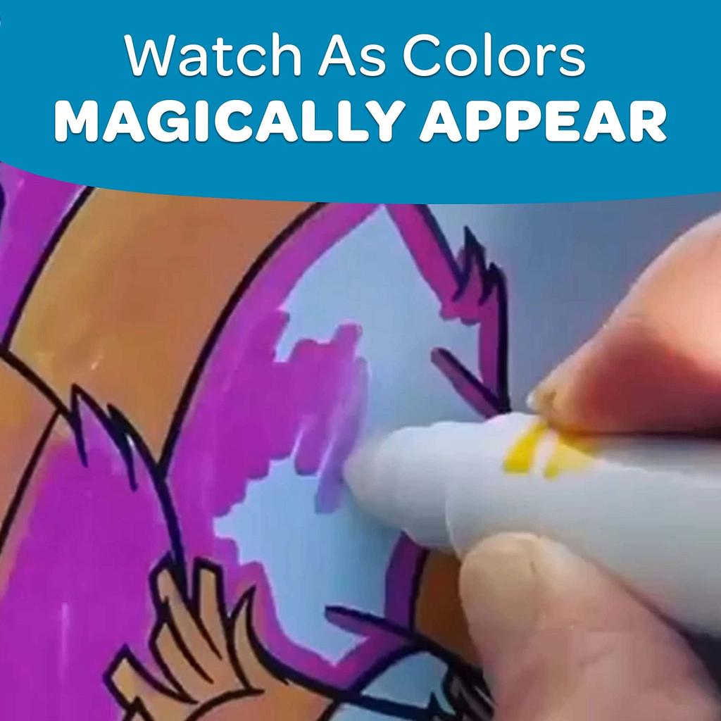 Crayola Baby Shark Color Wonder Travel Activity Mess Бесплатный подарок для 6 блокнотов, раскраски, дети, 3, 4, 5,