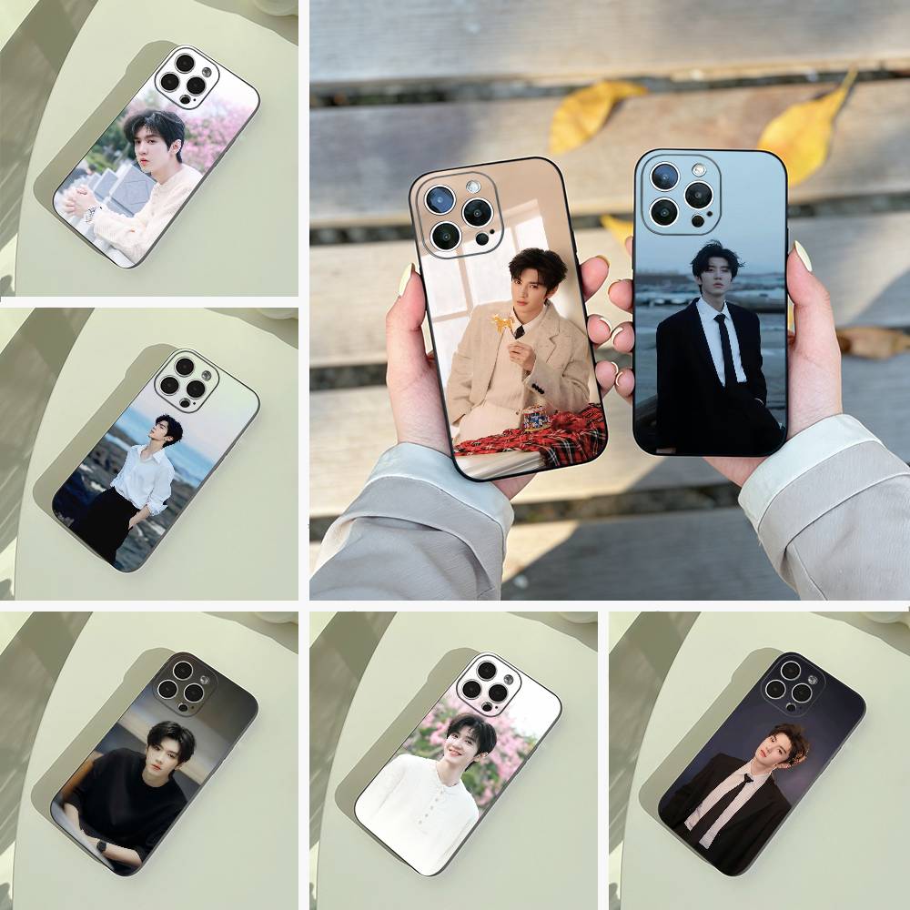 C- Chen Zheyuan-Actor Phone Case For iPhone 17,16,15,14,13,12,11 Pro Max, Lightweight and practical Soft Black Cover