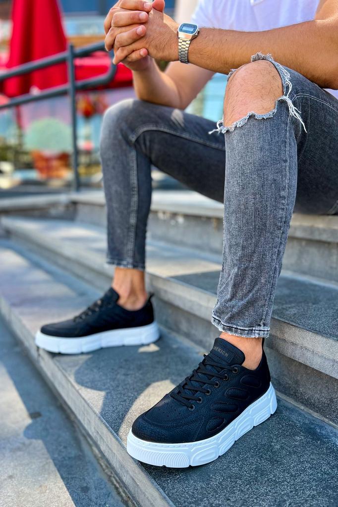 CHEKİCH New Collection CH105  Cronus Men Shoe White Black Brown Tan