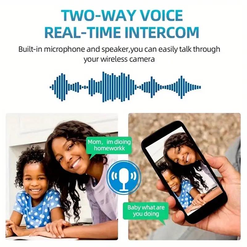 2.4 5G Wifi E27 Bulb Night Vision Camera Surveillance Full Color Automatic Human Tracking 4X Digital Zoom Video Security Monitor