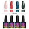 Набор гель-лаков PHOENIXY 8 мл, 4/6 шт., полуперманентные гибридные лаки с УФ-замачиванием для маникюра, базовое верхнее покрытие