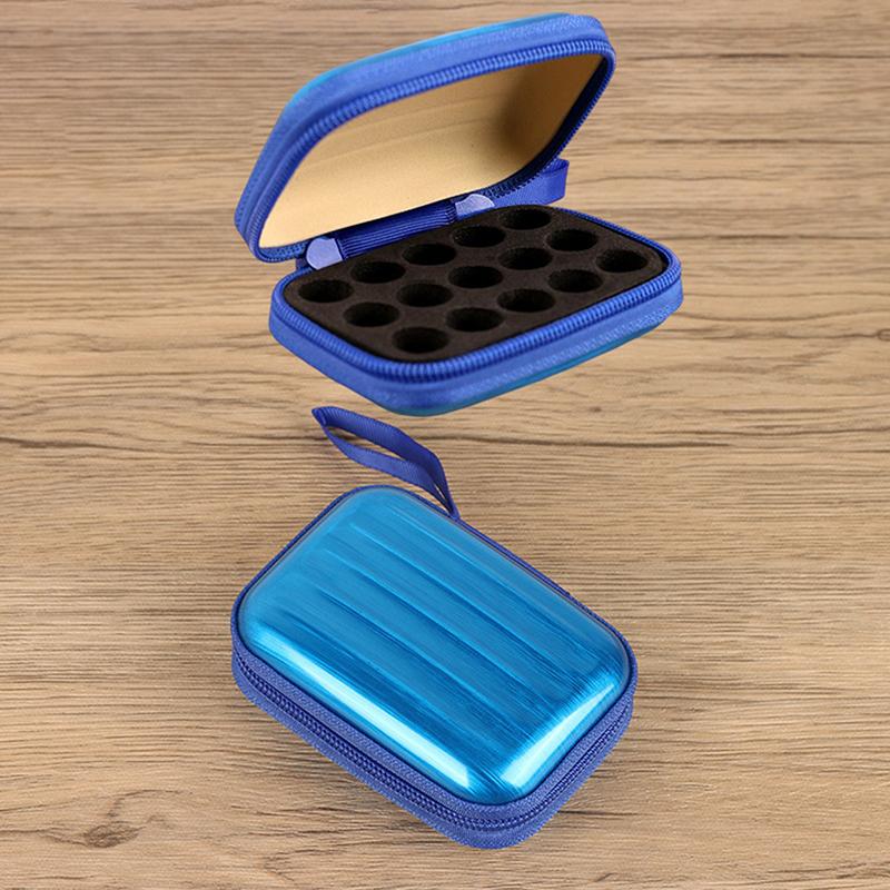 15 отделений, защитный чехол для эфирных масел объемом 1 мл и 2 мл, коробка для хранения роликовых масел