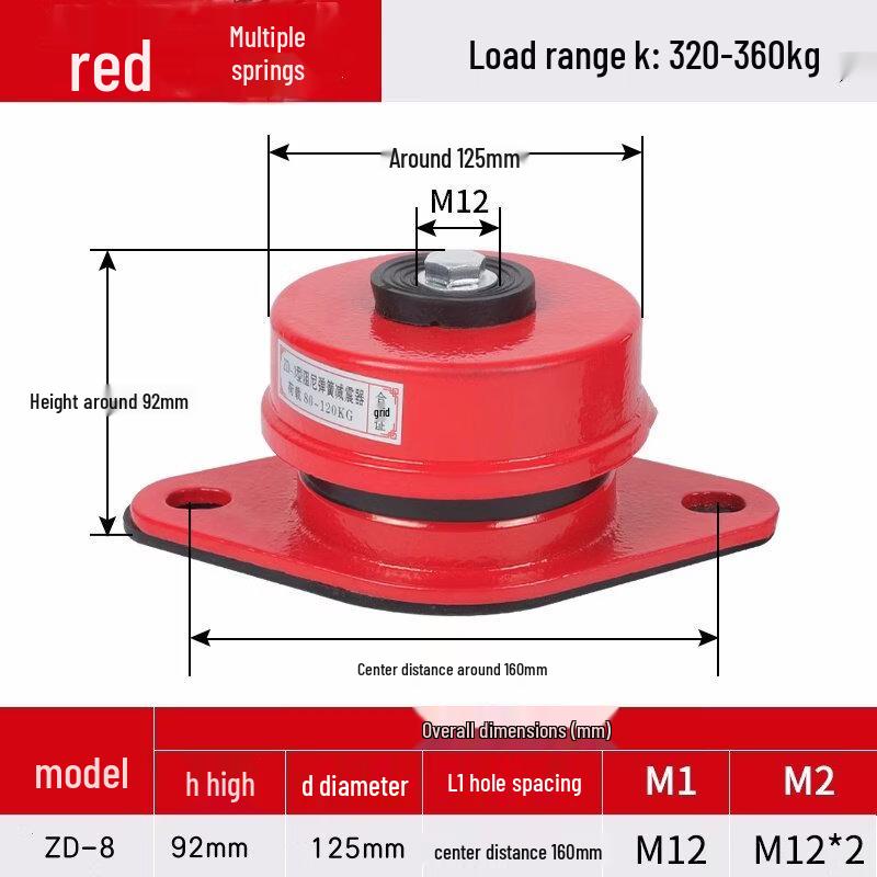 Промышленный пружинный амортизатор