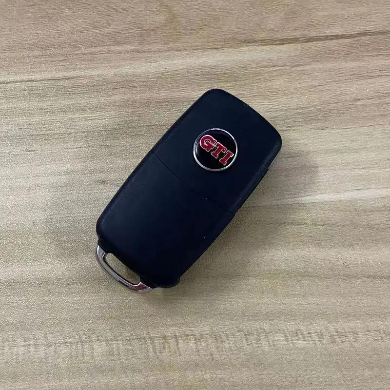 2025 Hot Car Key Stickers Auto Control Keychain Accessories For Volkswagen VW GTI Rline R Polo Golf Passat Magotan Tiguan Jetta