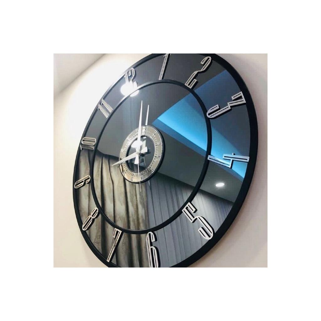 Decorative Wall Clock With Real Mirror (40cm)