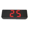 Digital Alarm Clock Electronic Desktop Clock with Temperature Display Voice Control Rectangle LED Clock for Home Bedroom