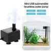 5V Ultra-quiet Mini Brushless USB Water Pump with Power Cord Waterproof for Submersible Fountain