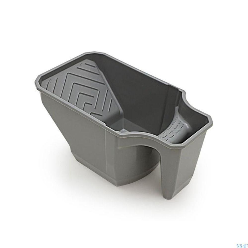PP Painting Bucket Grey Handheld Paint Cup Convenient Construction Paint Tray Home Improvement