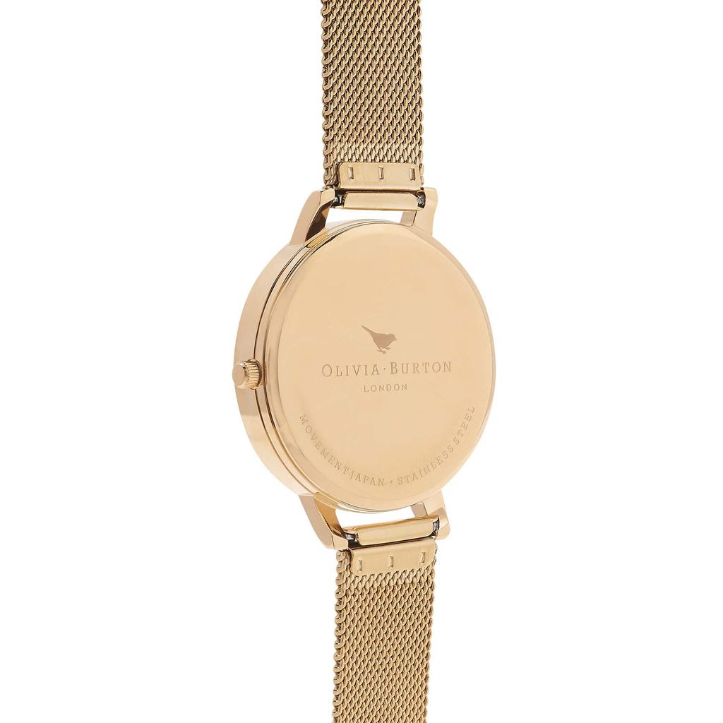 Olivia Burton Watch OB15BD84 White Dial Gold Mesh [OLIVIA BURTON] Women's
