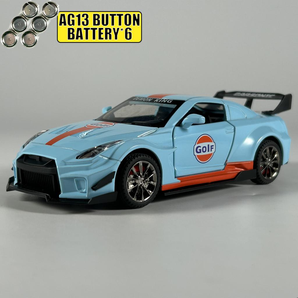 1:32 Nissan GTR CSR2 Alloy Metal Diecast Model Car Home Decoration & Collectibles Hobby Display Ornaments Holiday Present Gifts