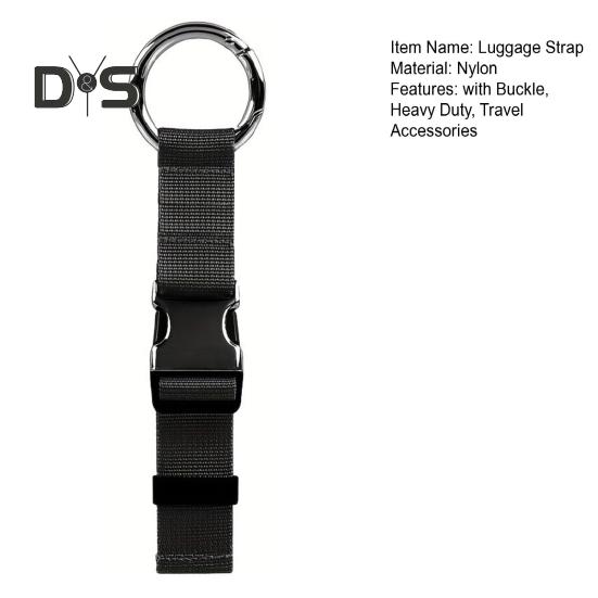 1/2 шт. багажный ремень, регулируемый держатель для куртки, прочный чемодан, соединительный ремень для багажа, дорожный ремень с пряжкой-кольцом и крючками для путешествий