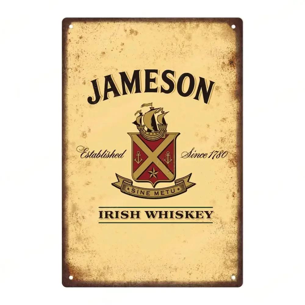 Ретро Пивной Бренд MALIBU Вино Металлический Постер Виски Табличка Винтажная Жестяная Вывеска Стена Для Паба Клуба Бара Мужской Пещеры Декоративные Тарелки Де